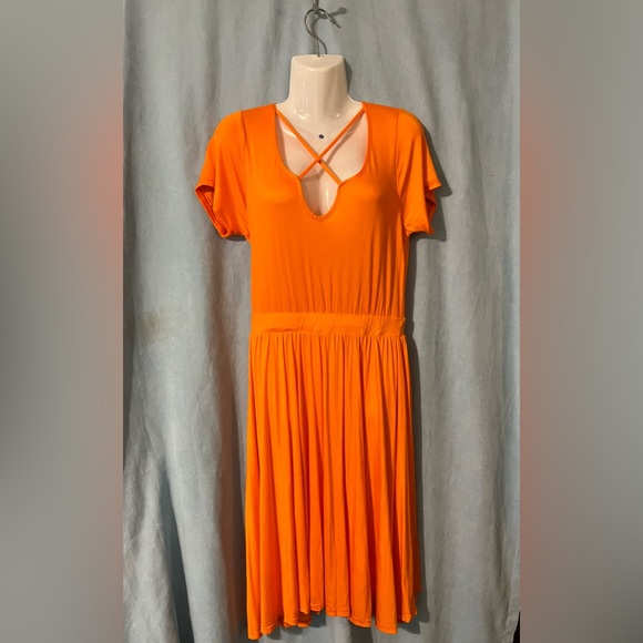 Rebdolls Dresses & Skirts - Orange Midi Dress